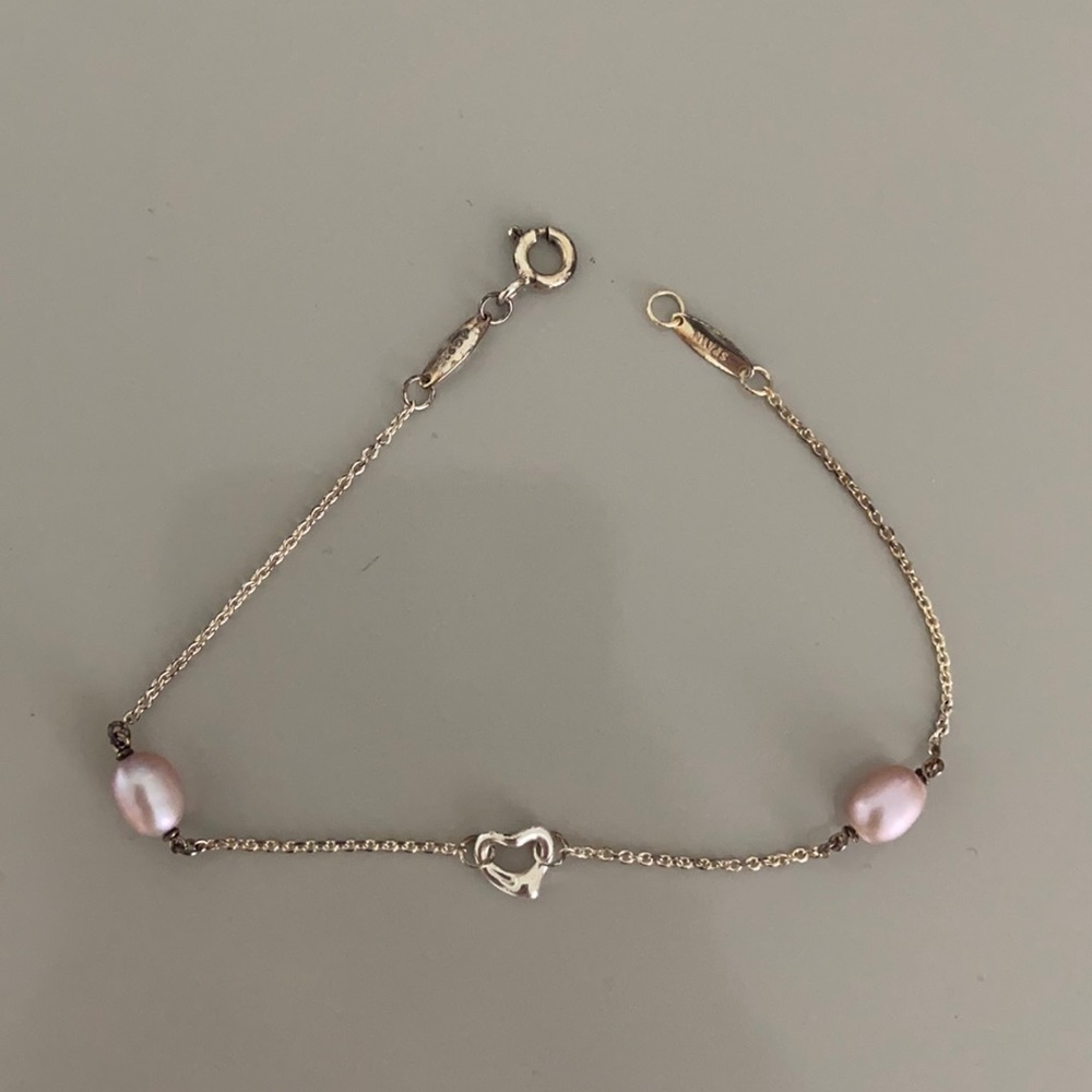 Tiffany & Co Elsa Peretti Bracelet w/ Pearls